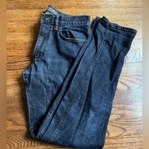 Gap men’s slim fit stretch dark denim jeans